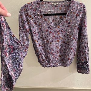 Purple blouse